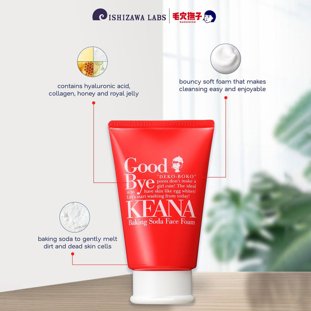 Keana Nadeshiko Baking Soda Face Wash Foam