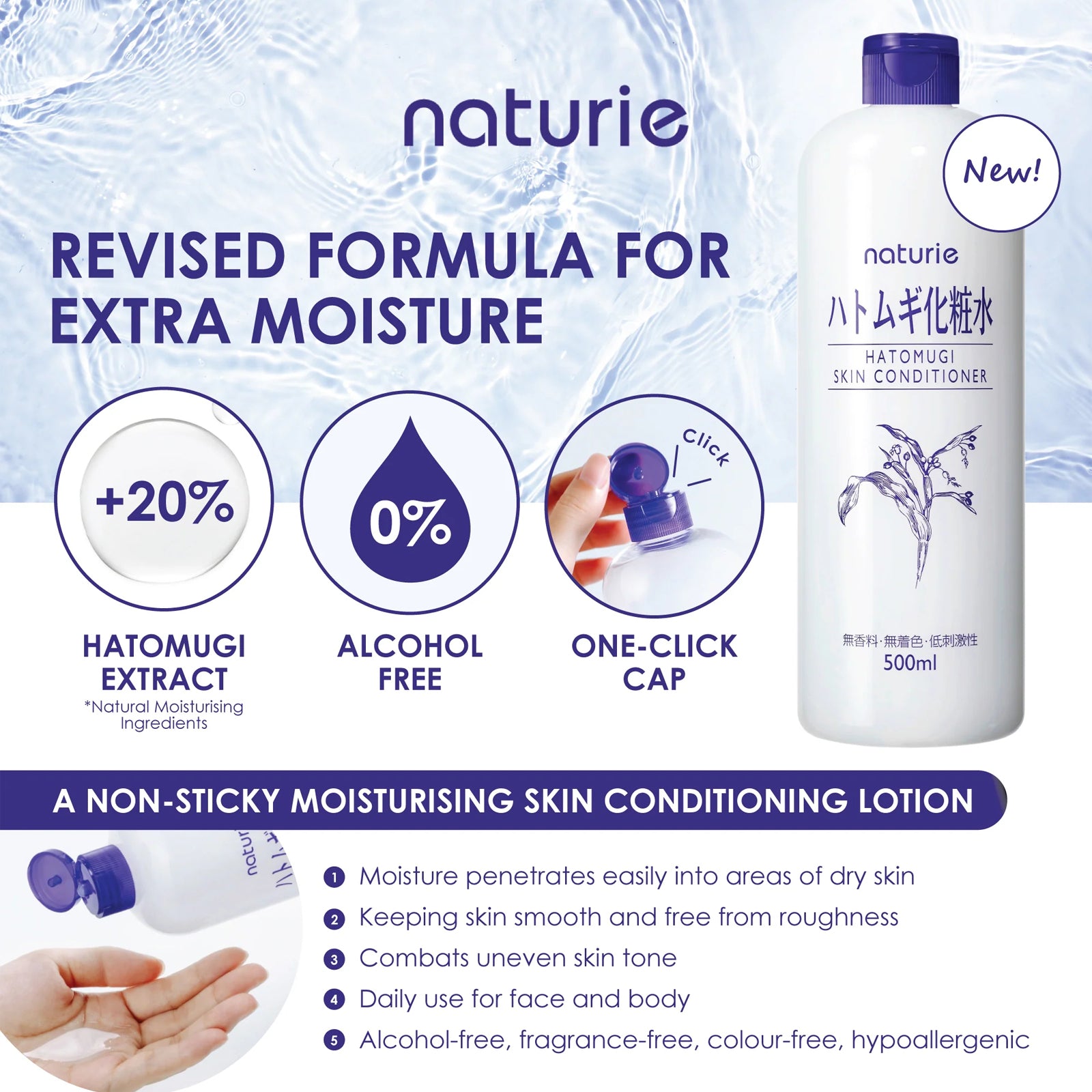 Naturie Hatomugi Skin Conditioner