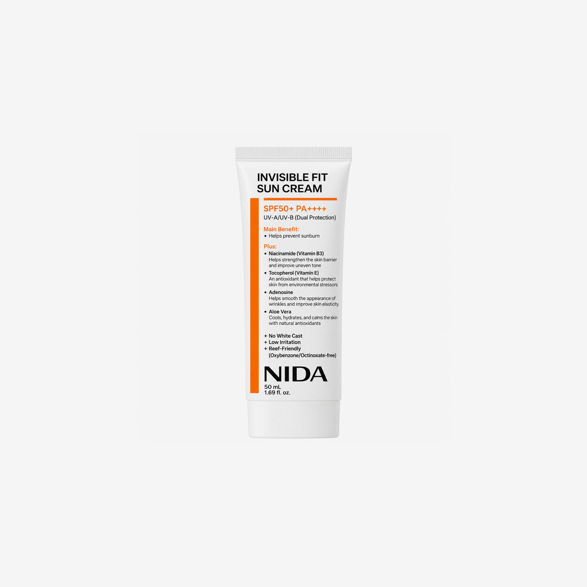 NIDA Invisible Fit Sun Cream SPF50+ PA++++