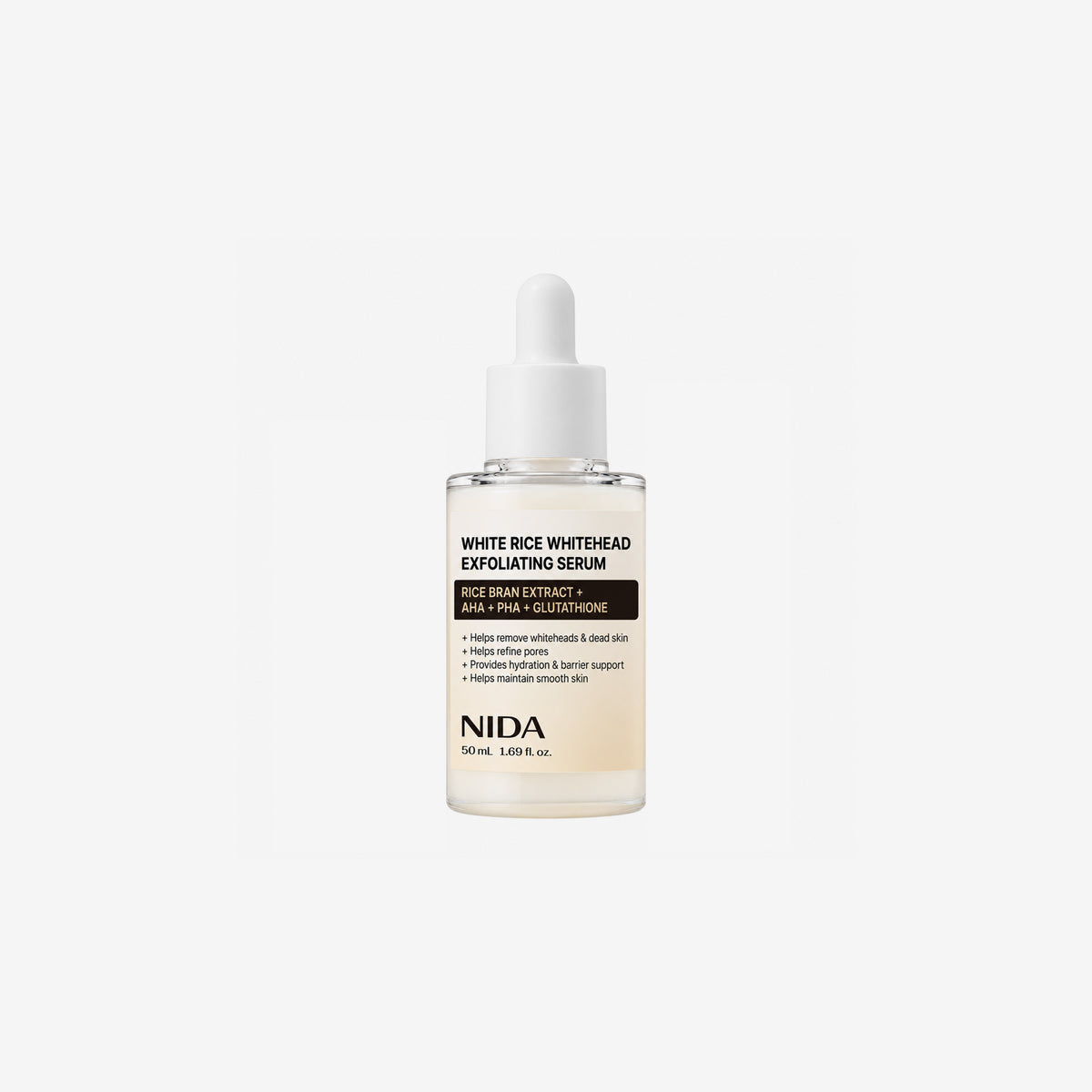 NIDA White Rice Whitehead Exfoliating Serum