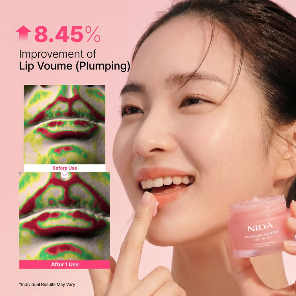 NIDA Overnight Lip Mask Very Berry